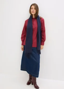 Blusa oversize con mangas voluminosas