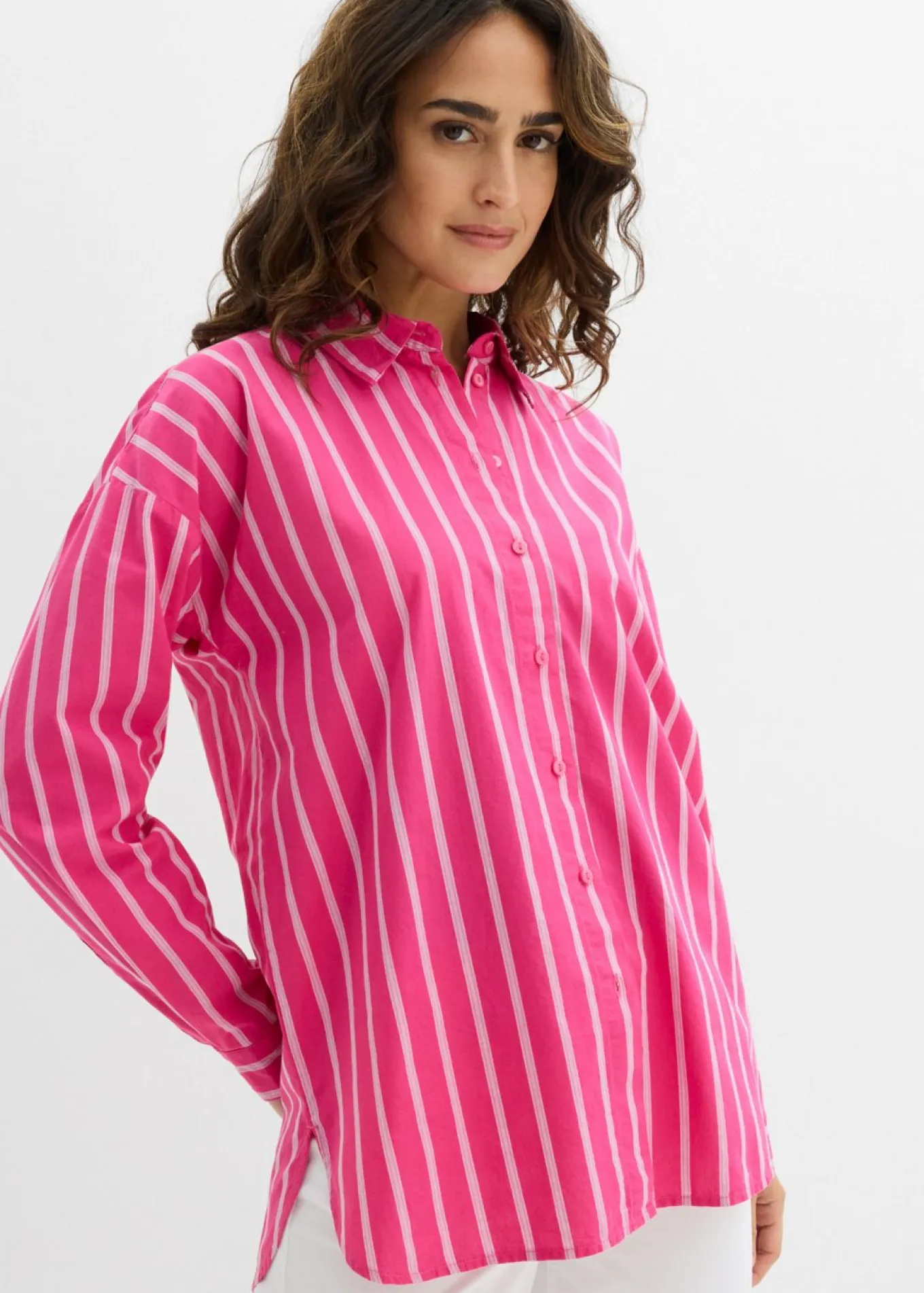 Blusa oversize de algodón puro