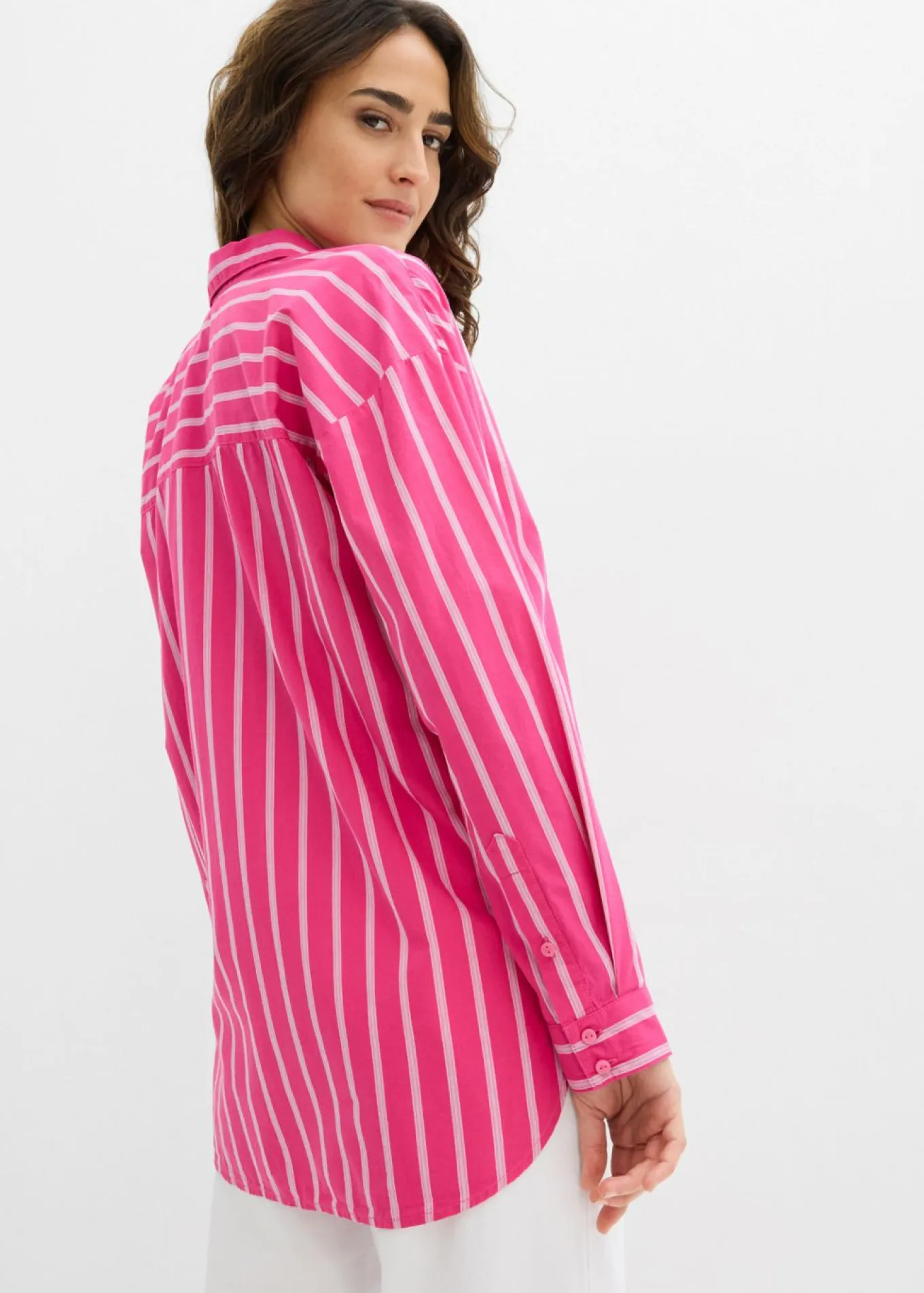 Blusa oversize de algodón puro