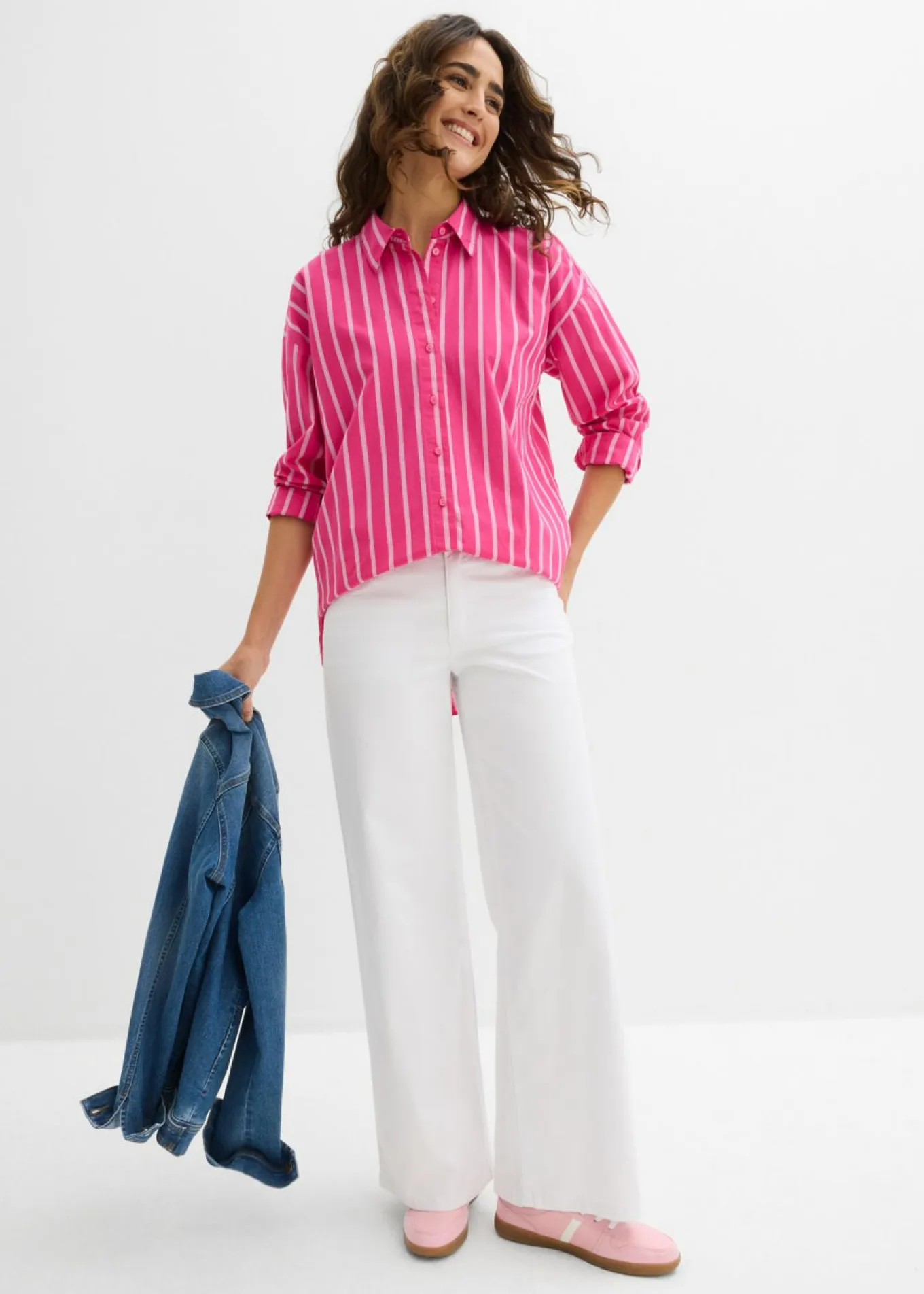 Blusa oversize de algodón puro