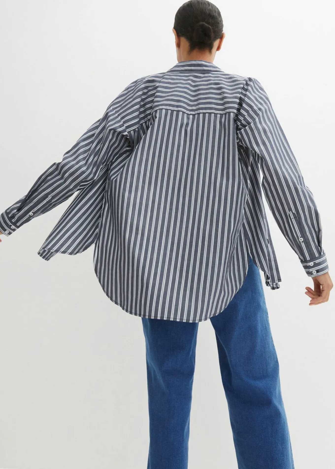 Blusa oversize de algodón puro