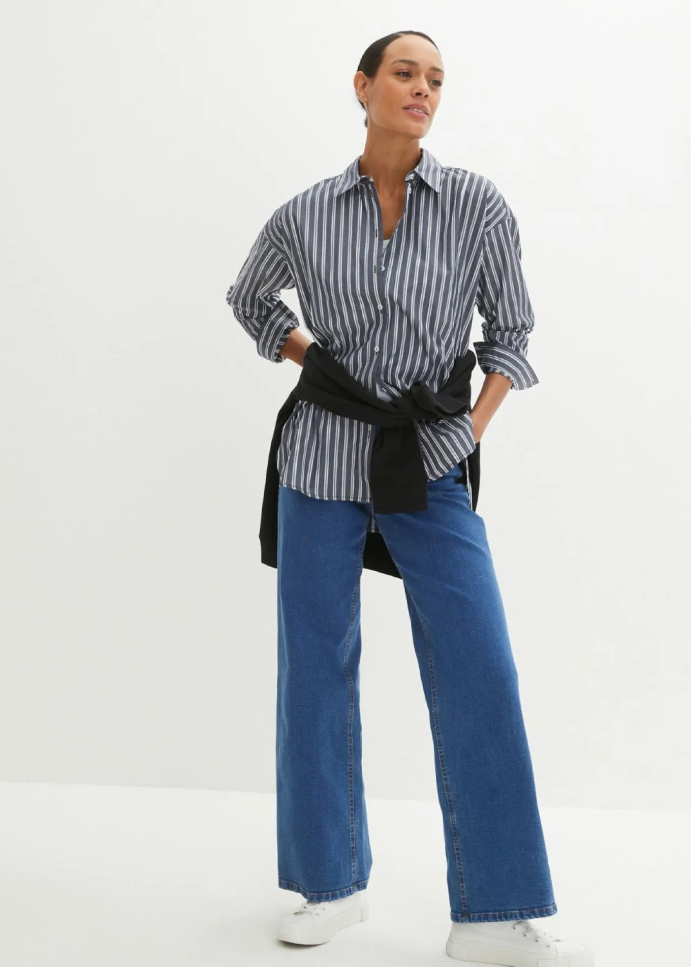 Blusa oversize de algodón puro