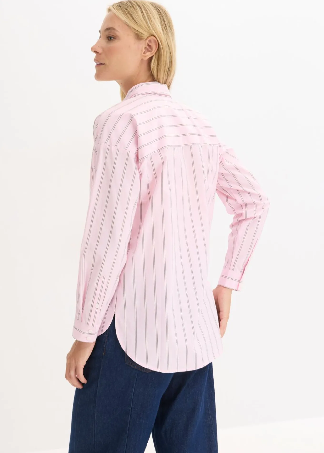 Blusa oversize de algodón puro