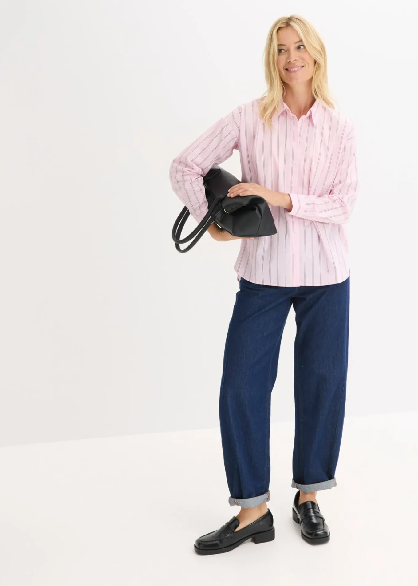 Blusa oversize de algodón puro