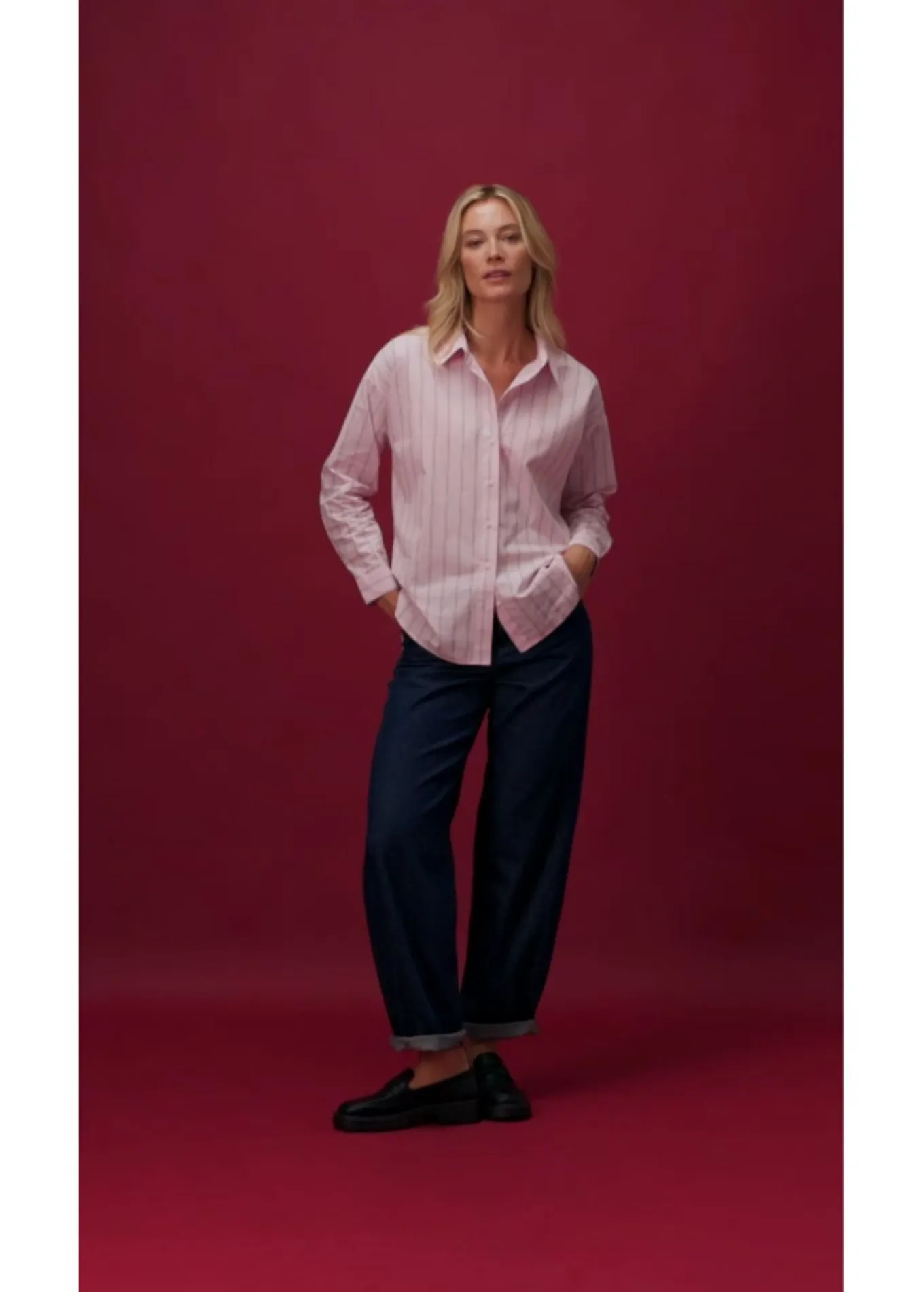 Blusa oversize de algodón puro