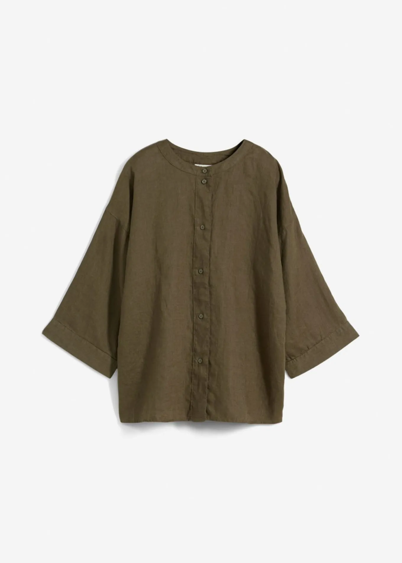 Blusa oversize de lino puro