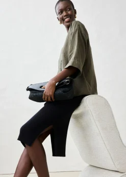 Blusa oversize de lino puro