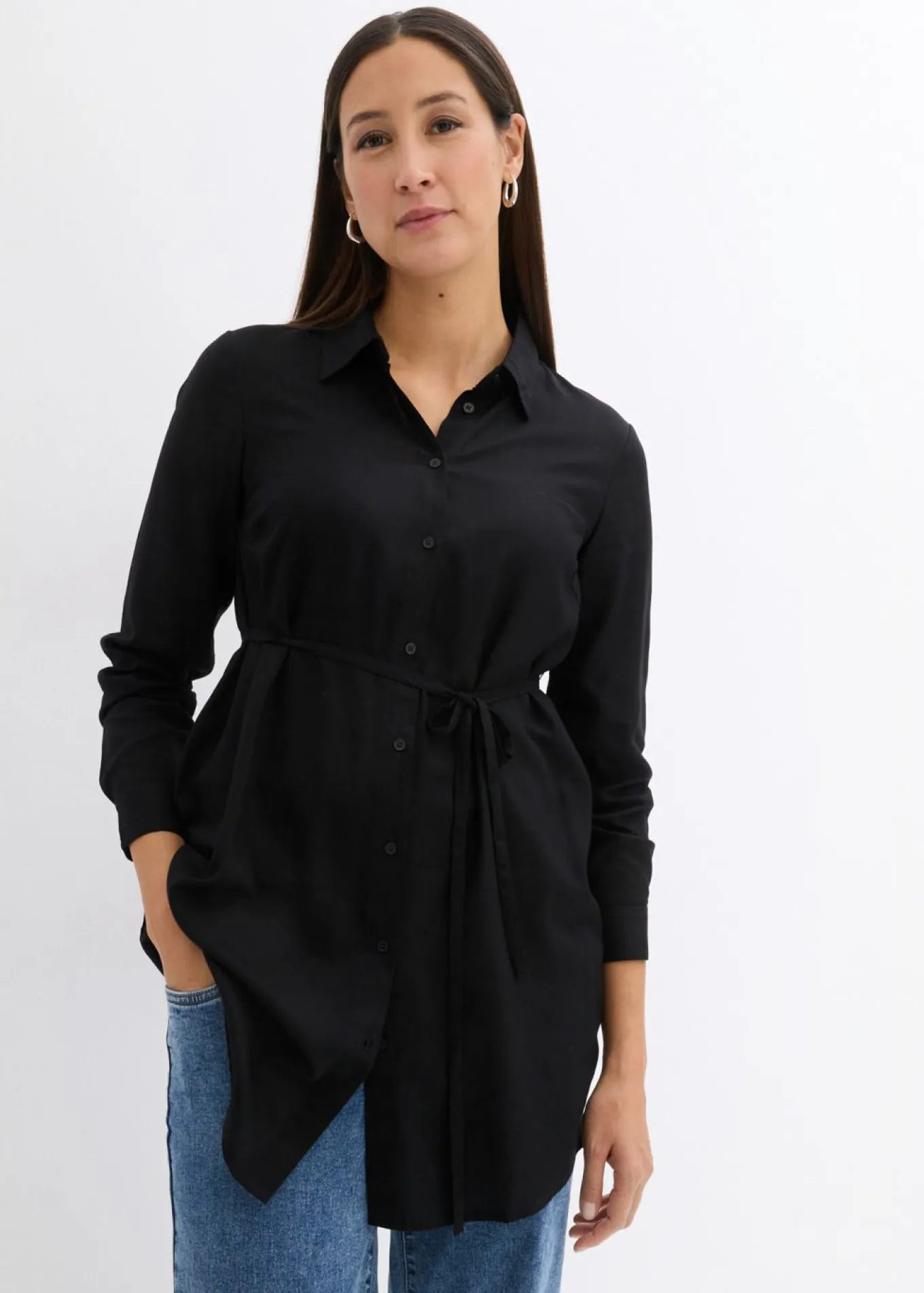 Blusa premamá/de lactancia de viscosa