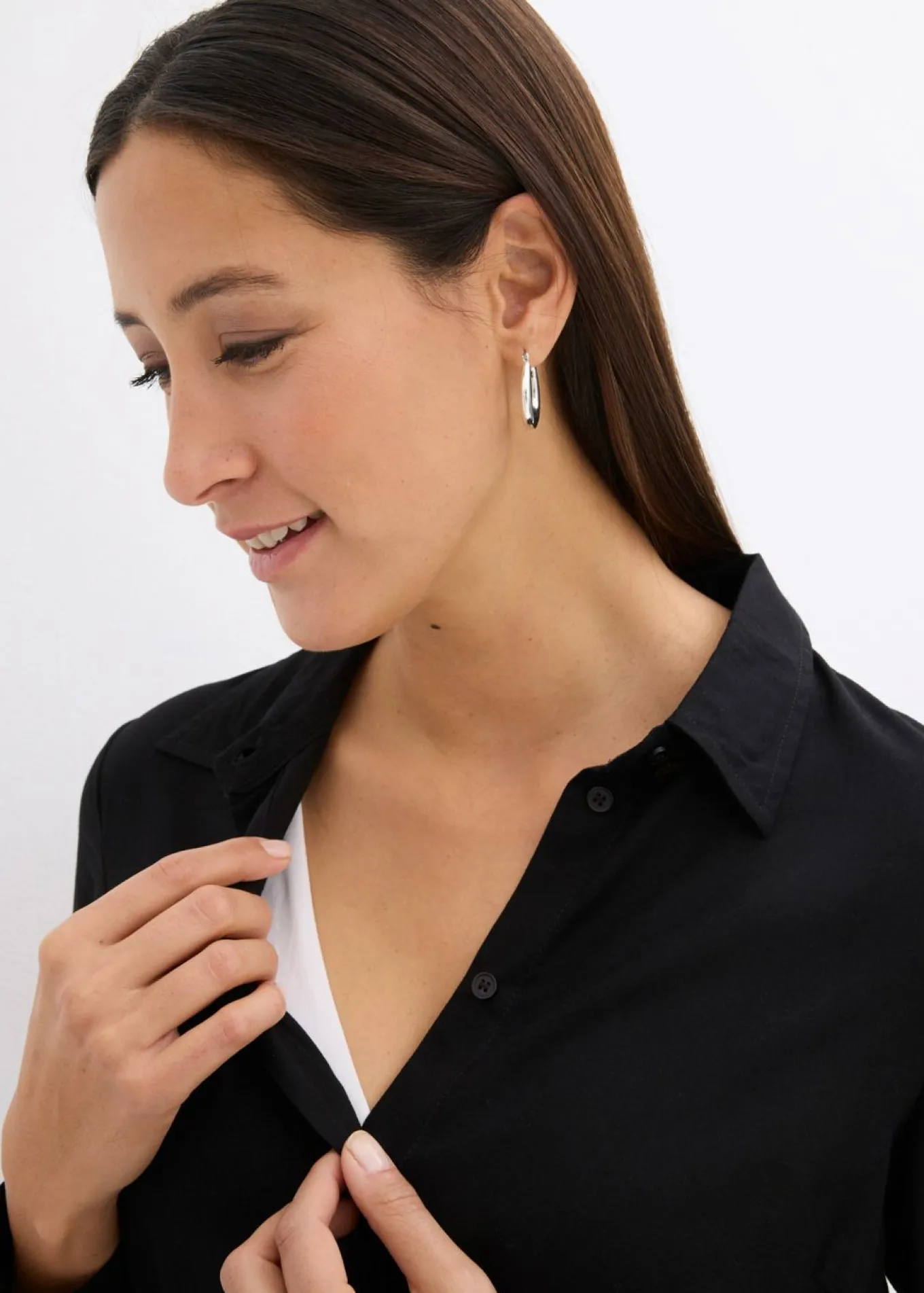 Blusa premamá/de lactancia de viscosa