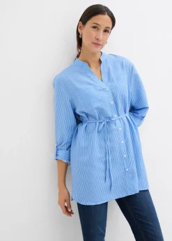 Blusa premamá/de lactancia de algodón