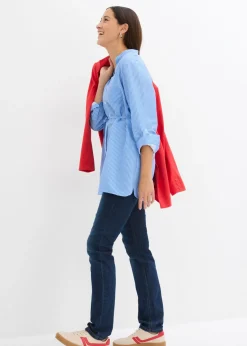Blusa premamá/de lactancia de algodón