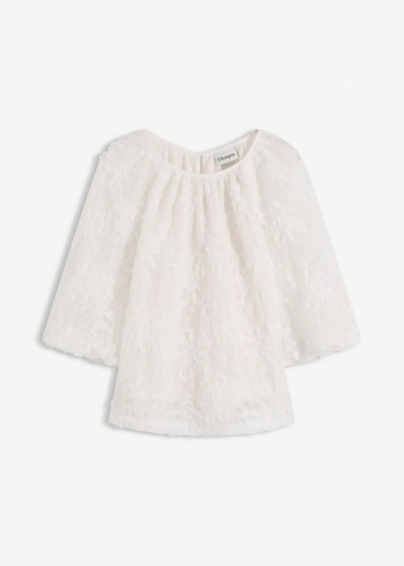 Blusa sin cierre con estampado floral texturizado