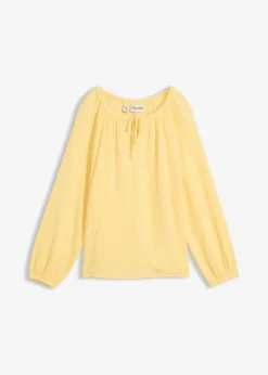 Blusa sin cierre de muselina ligera
