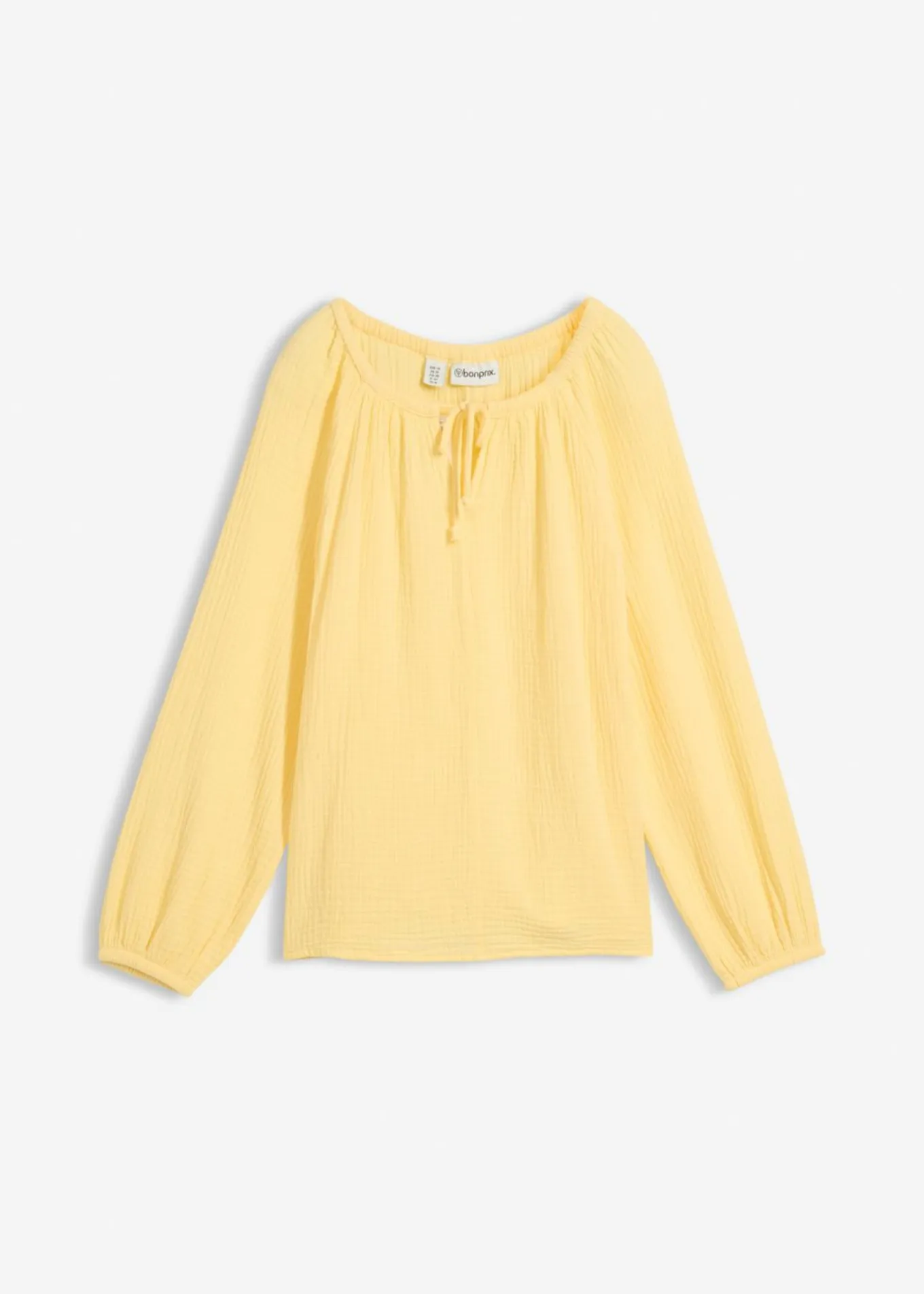 Blusa sin cierre de muselina ligera