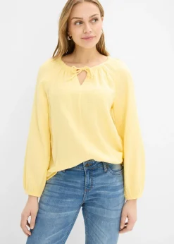 Blusa sin cierre de muselina ligera