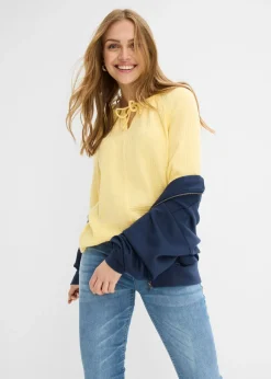 Blusa sin cierre de muselina ligera