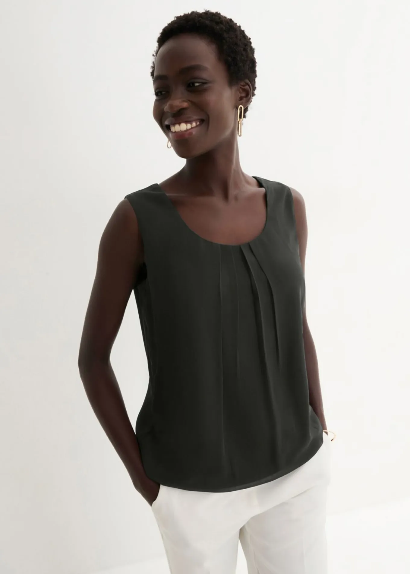 Blusa sin mangas
