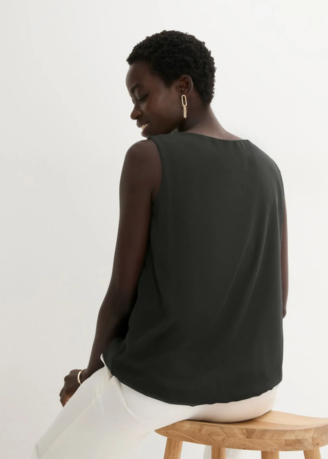Blusa sin mangas