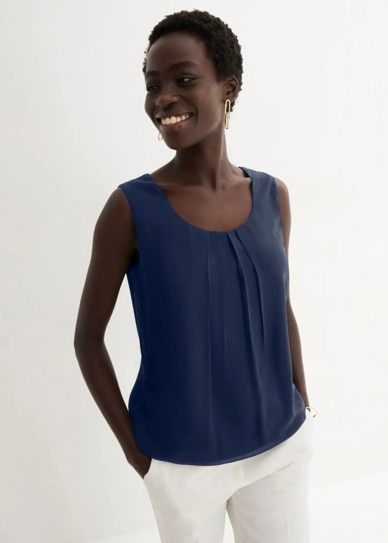 Blusa sin mangas