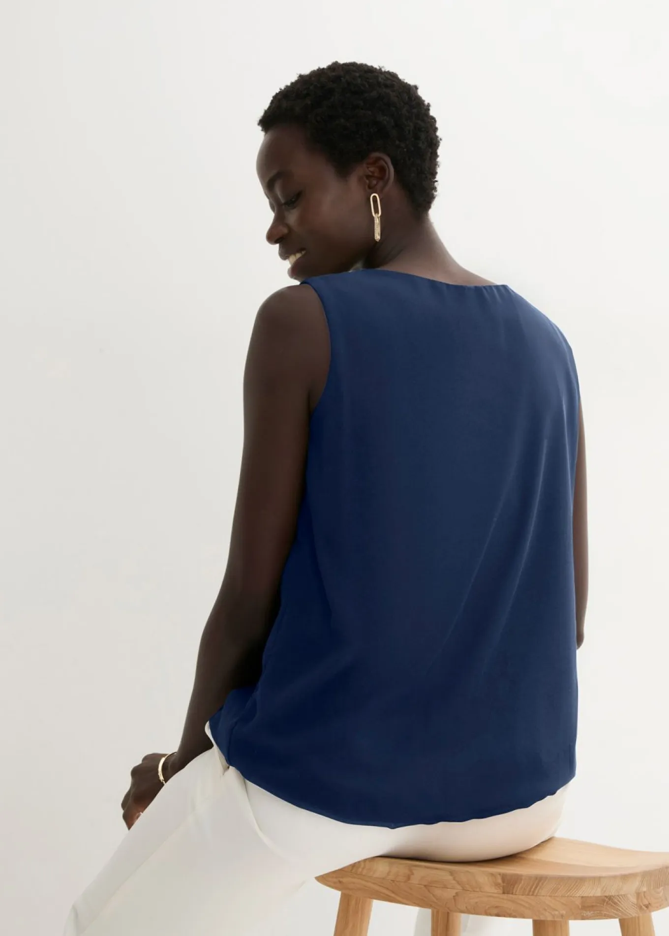 Blusa sin mangas