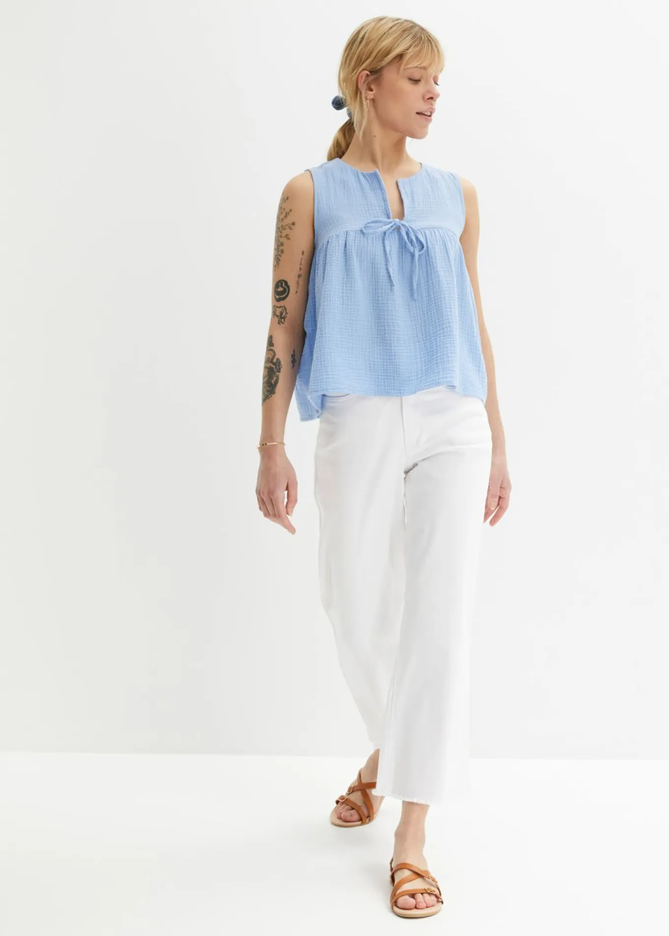 Blusa sin mangas