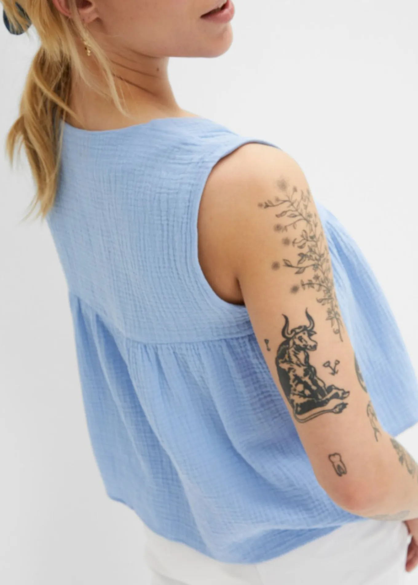 Blusa sin mangas