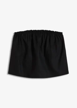 Blusa sin mangas con contenido de lino