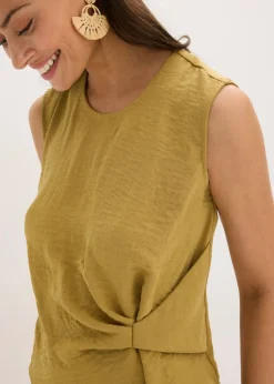 Blusa sin mangas con nudos
