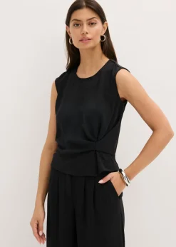 Blusa sin mangas con nudos