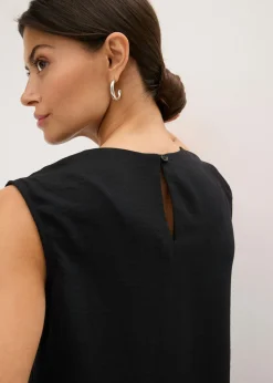 Blusa sin mangas con nudos