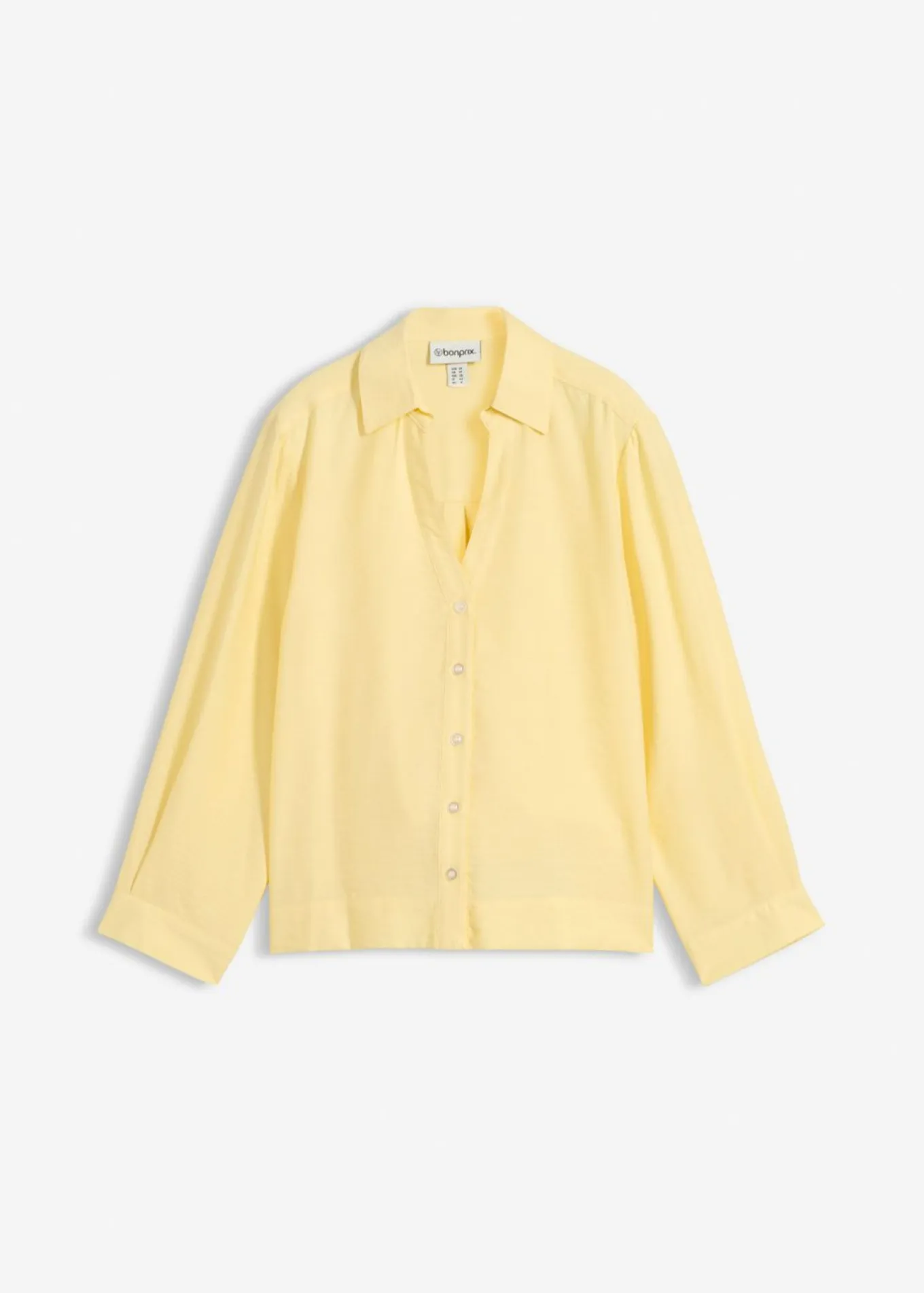 Blusa tipo boxy de mezcla de viscosa