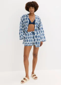 Blusa tipo kimono