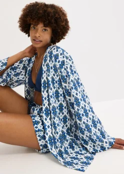 Blusa tipo kimono