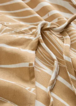 Blusa tipo kimono con aspecto de lino