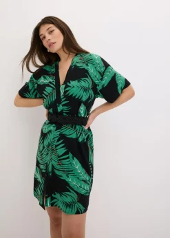 Blusa tipo kimono de viscosa fluida