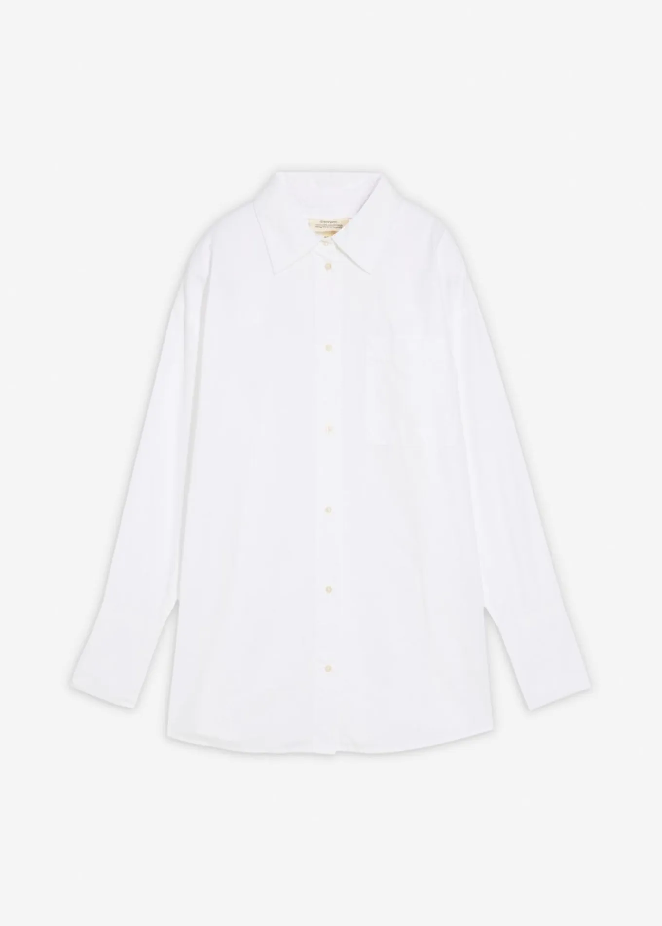 Blusa tipo Oxford de algodón orgánico