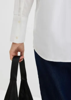 Blusa tipo Oxford de algodón orgánico