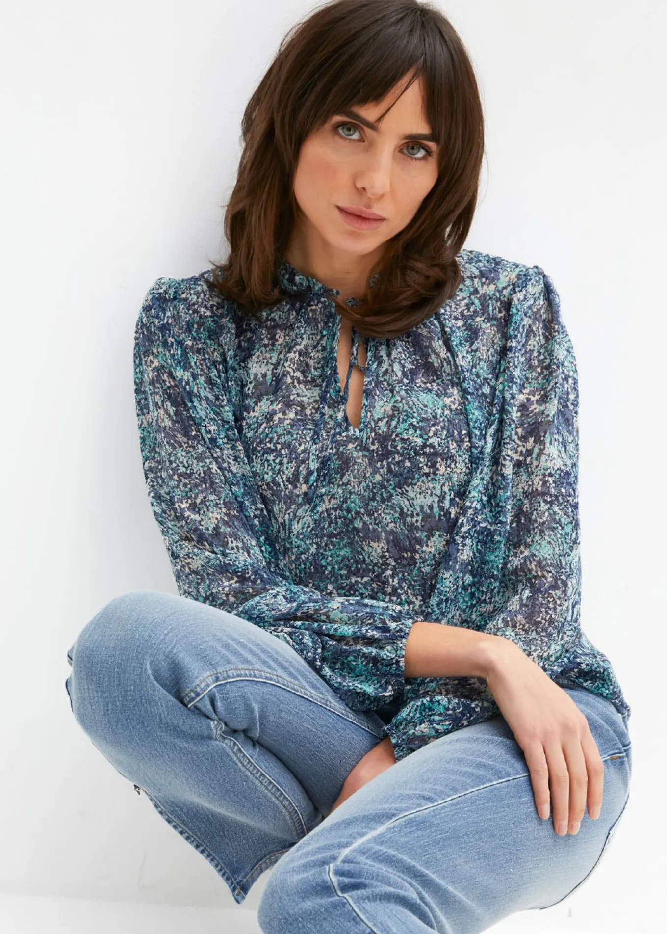 Blusa tipo túnica