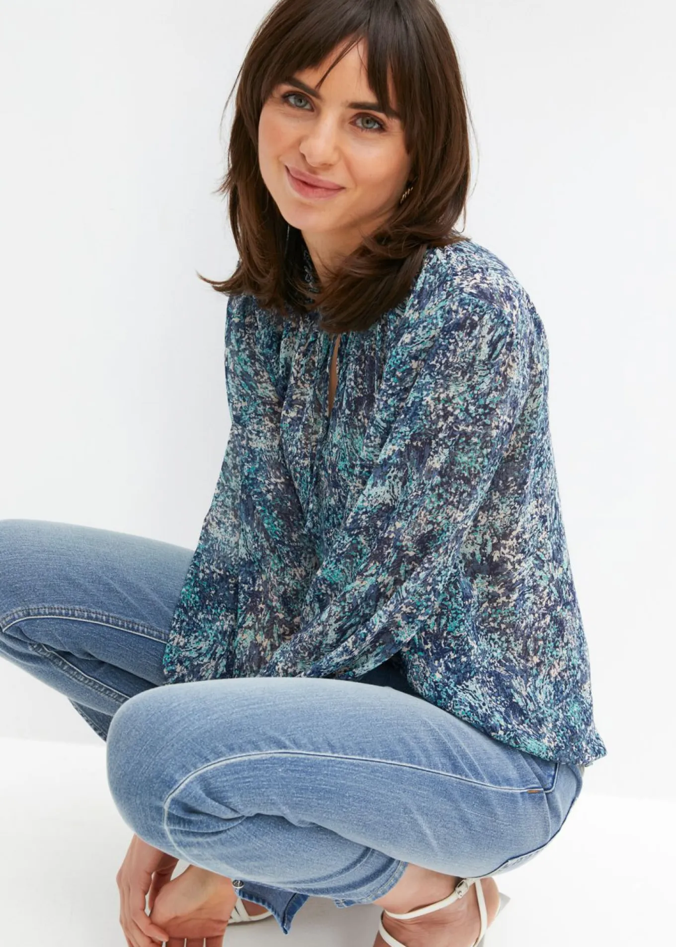 Blusa tipo túnica
