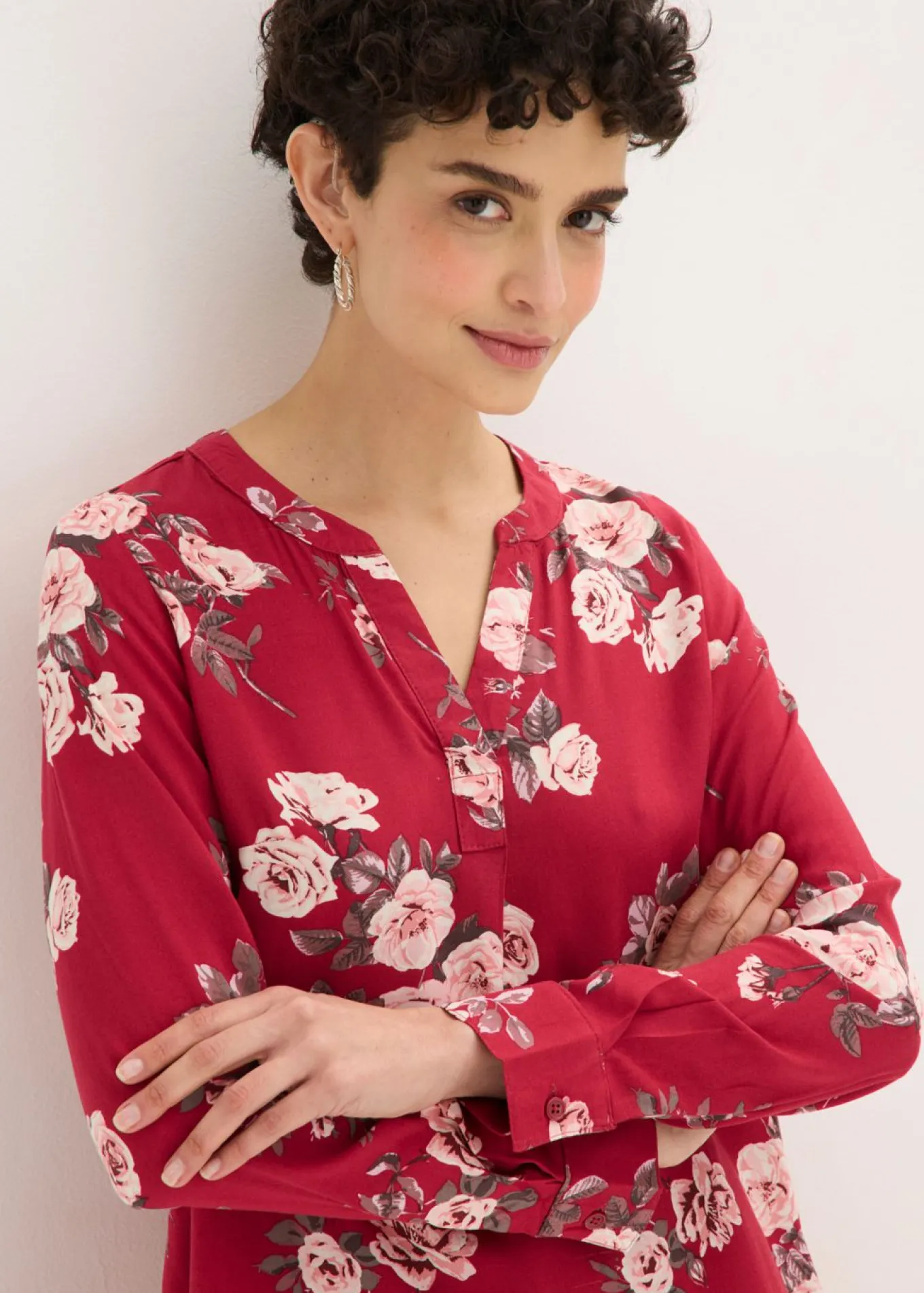 Blusa tipo túnica