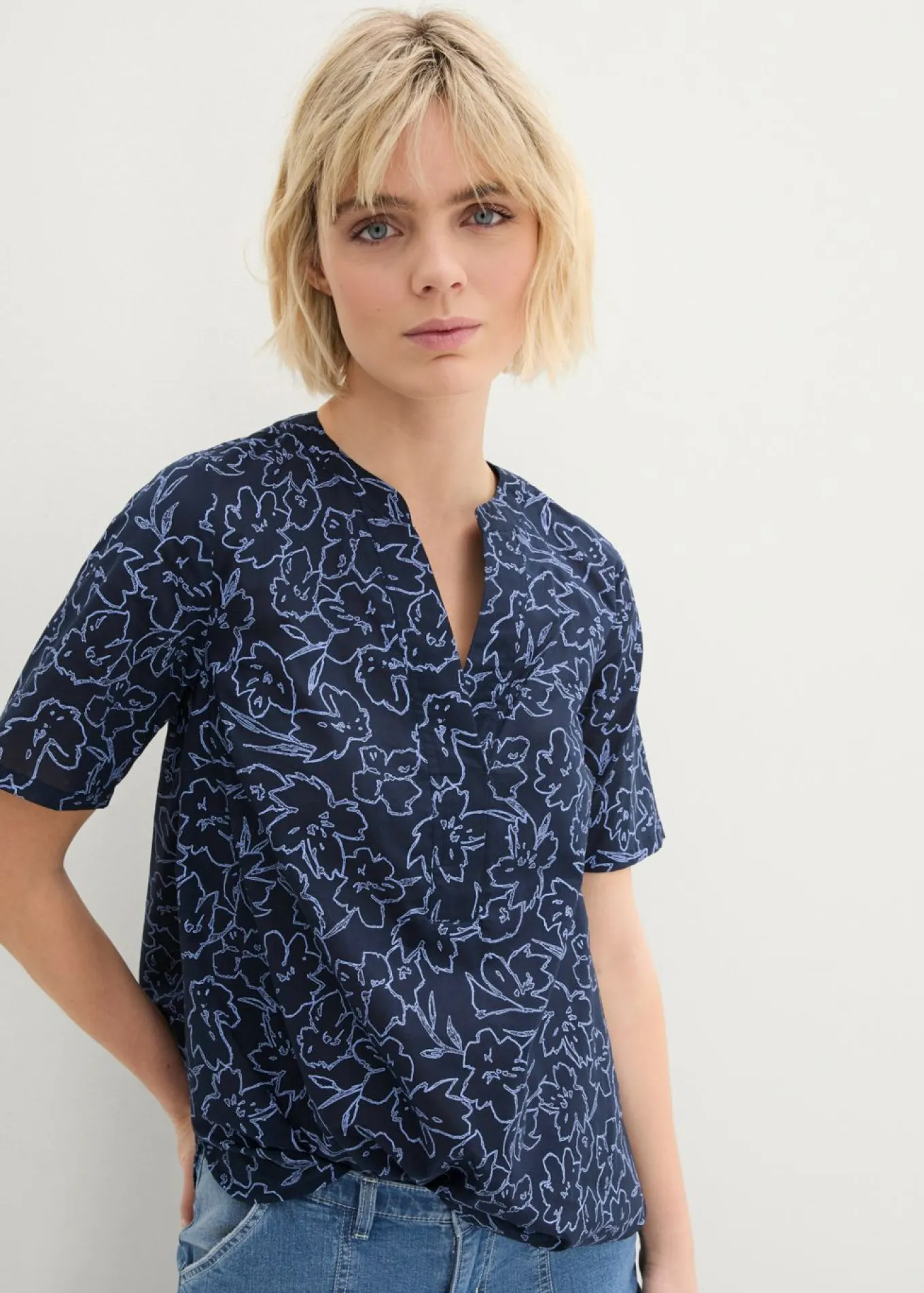 Blusa tipo túnica