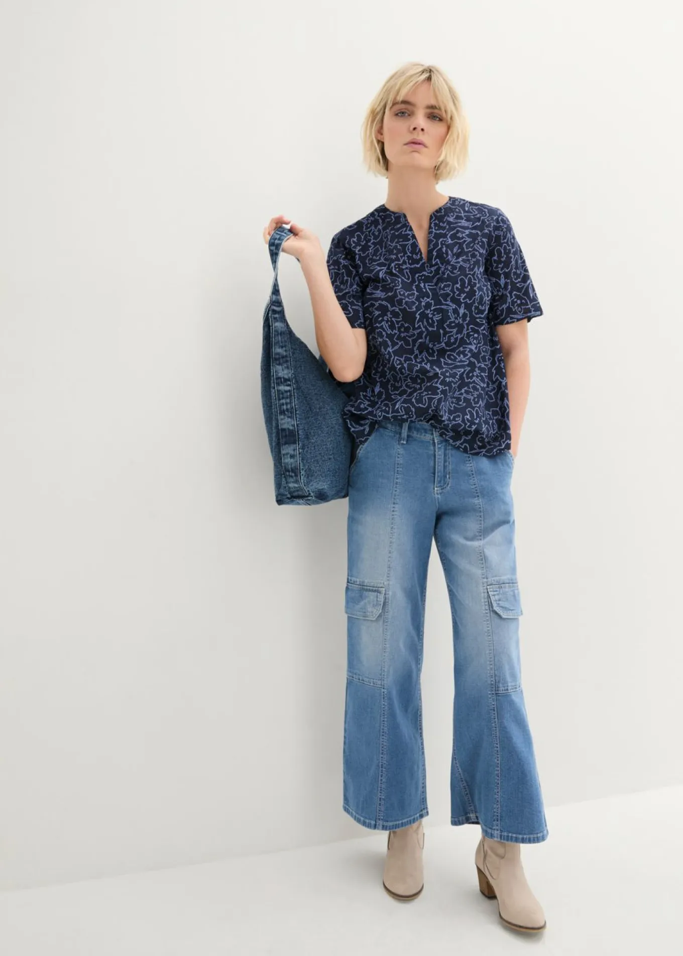 Blusa tipo túnica