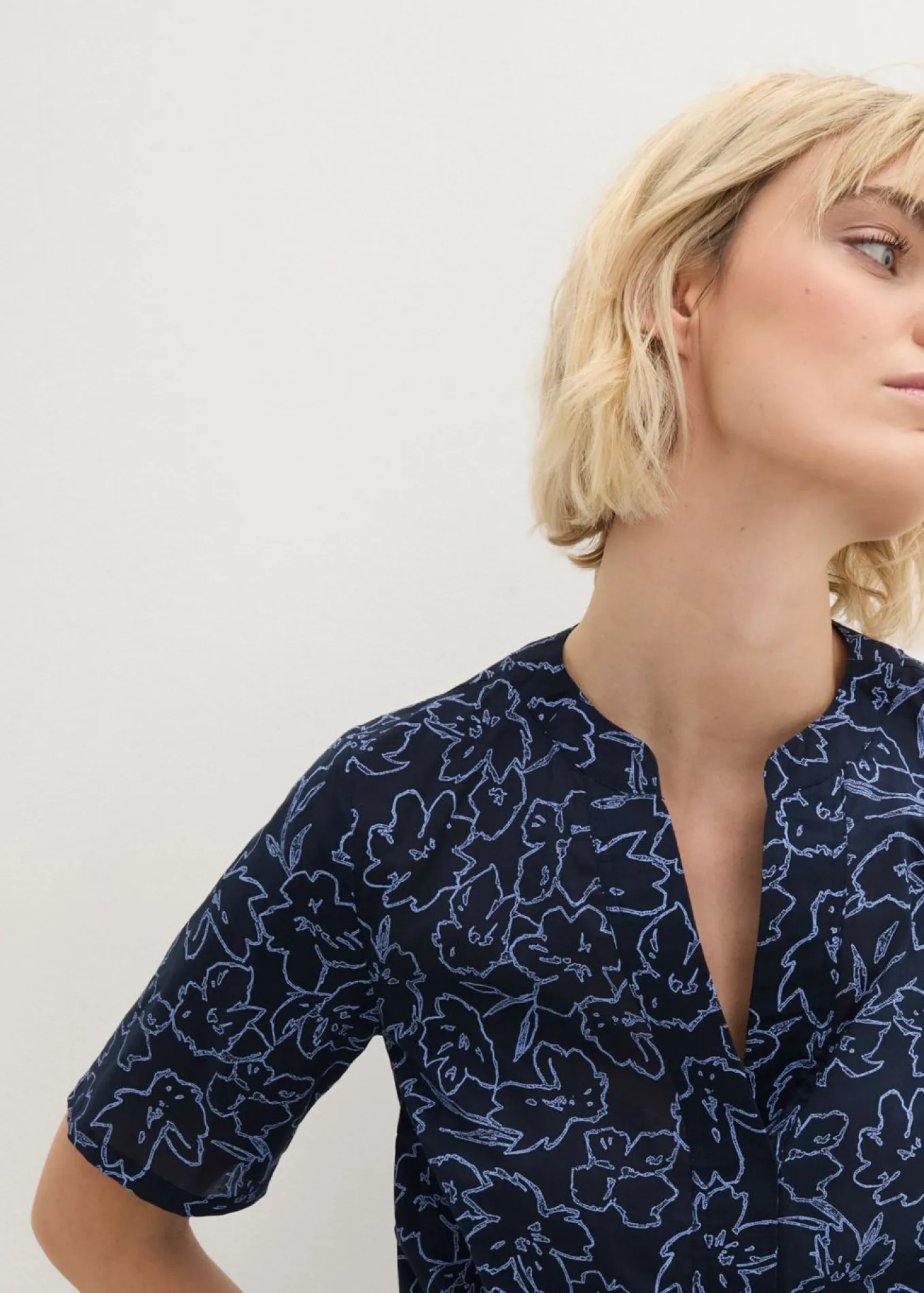 Blusa tipo túnica