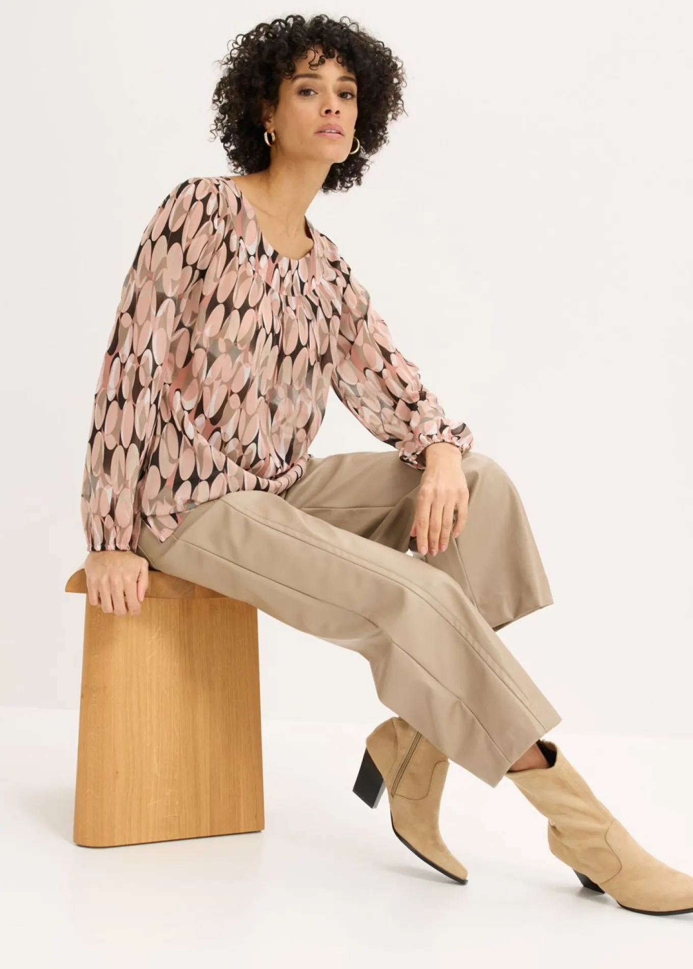 Blusa tipo túnica