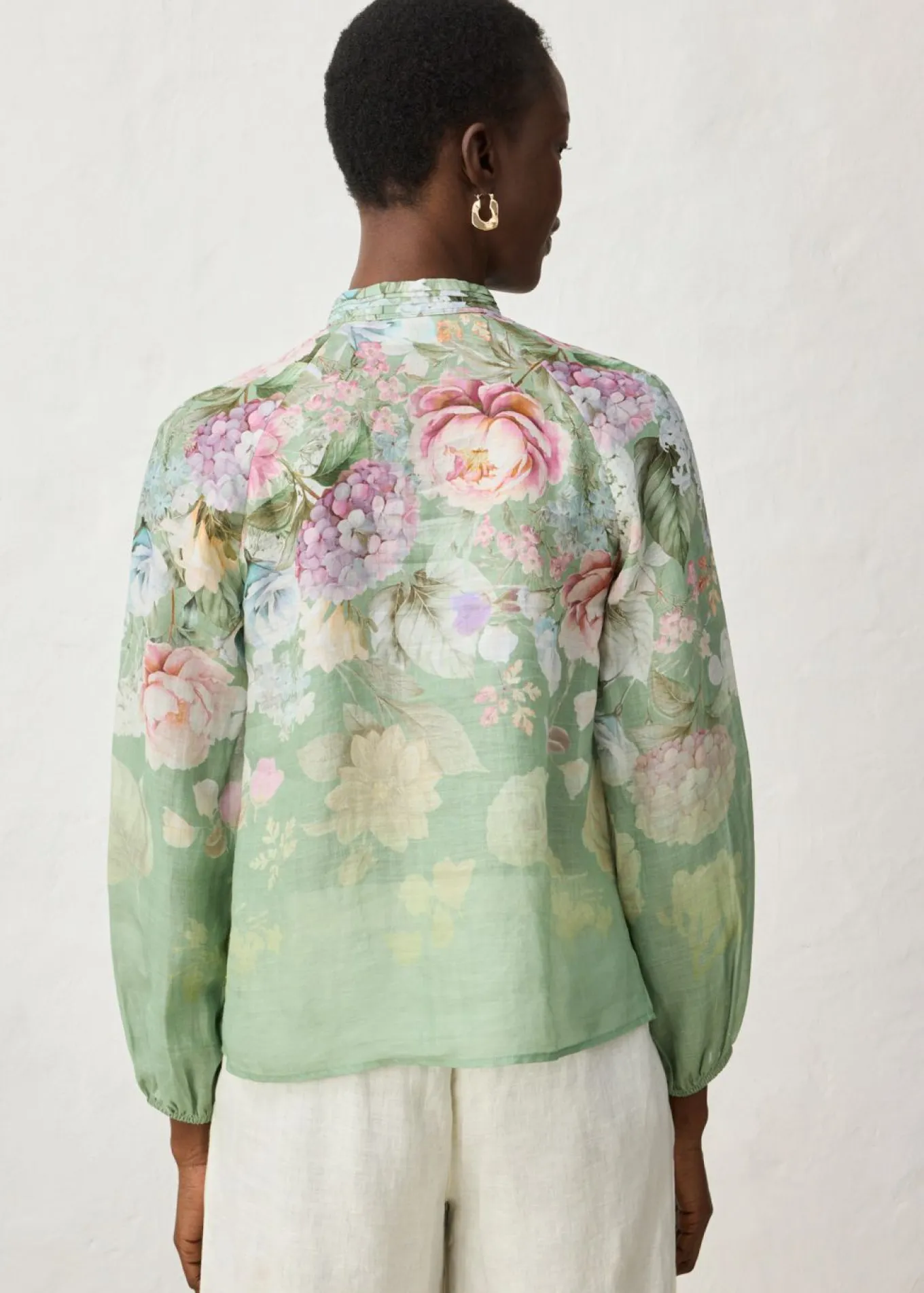 Blusa tipo túnica