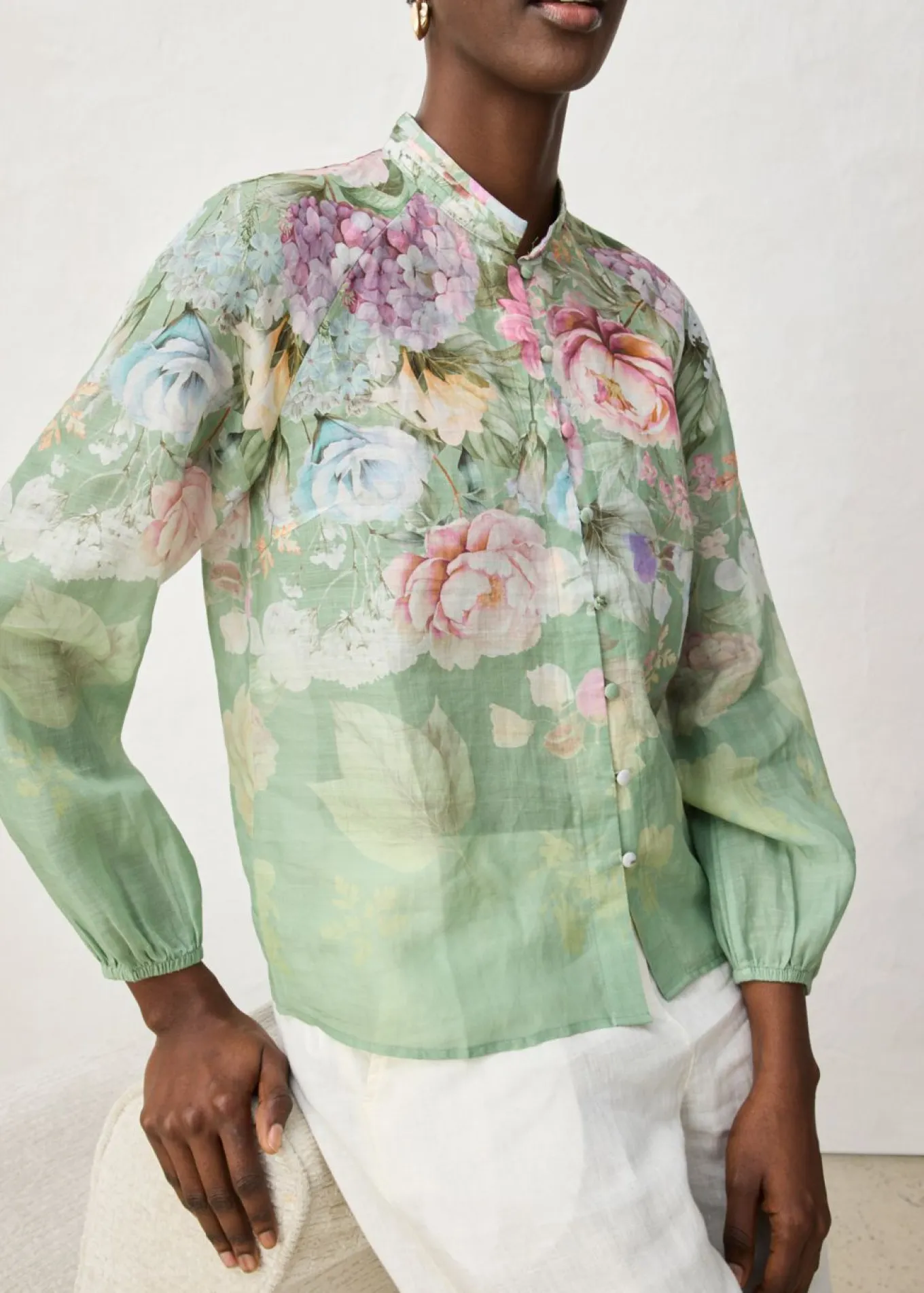 Blusa tipo túnica