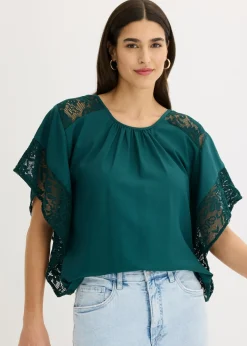 Blusa tipo túnica con aplicaciones