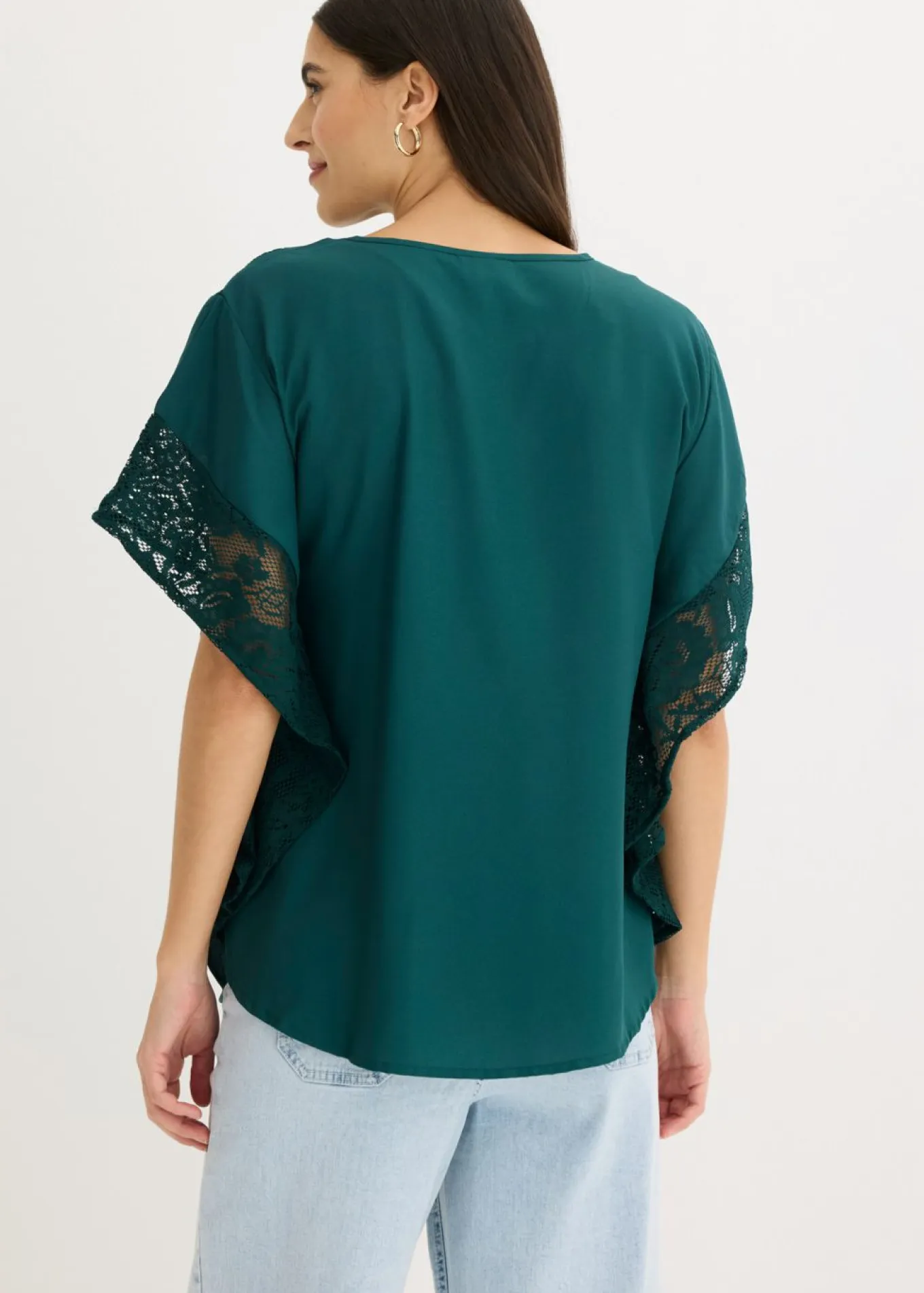 Blusa tipo túnica con aplicaciones