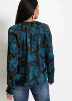 Blusa tipo túnica con ligero crepé
