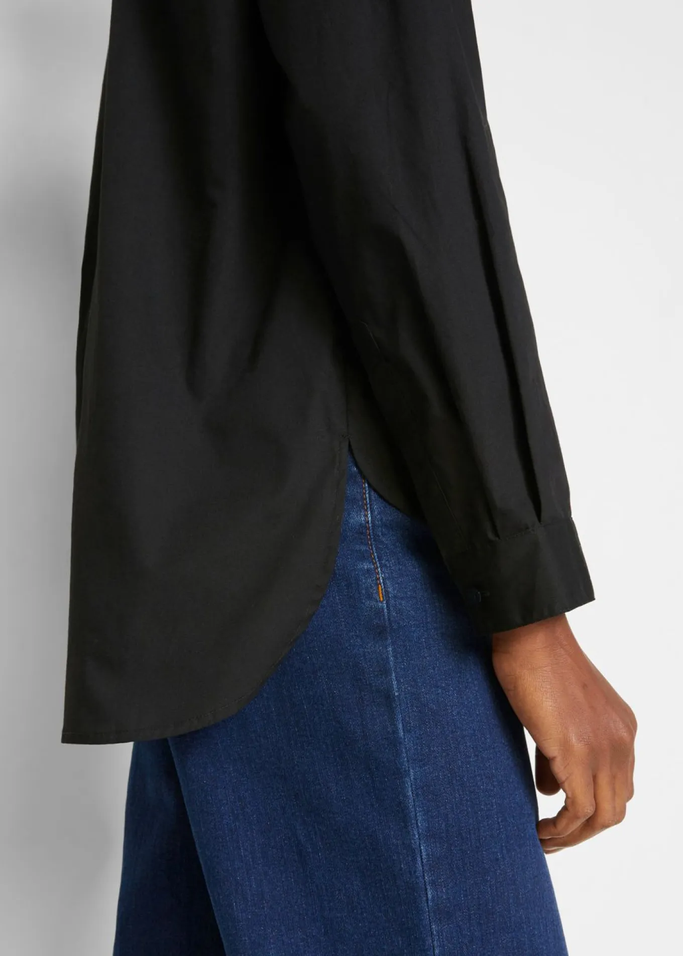 Blusa tipo túnica de algodón orgánico puro